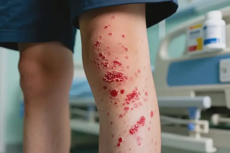 中學(xué)生大腿有濕疹不管它會自己痊愈嗎(圖4)