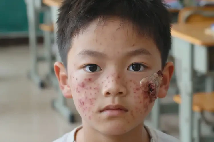 小學生臉上偶爾長濕疹不管它會自己好嗎(圖3)