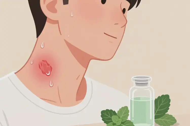 青年人脖子上經(jīng)常長濕疹不管它會自己好嗎(圖3)