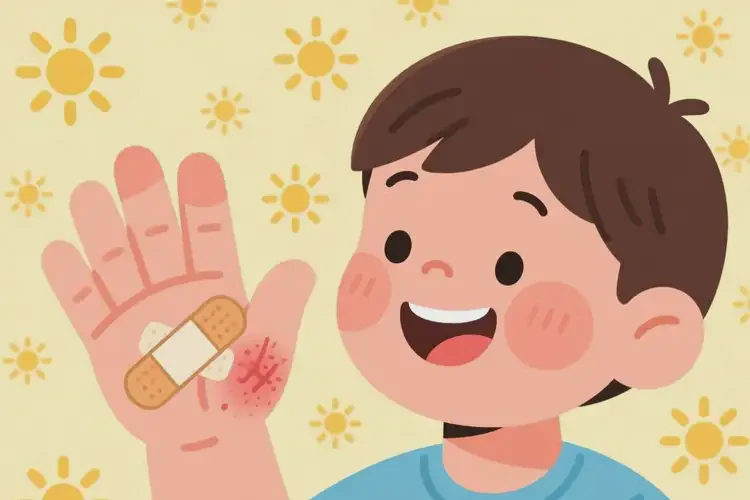 小學(xué)生手上有濕疹可以徹底自愈嗎(圖2)