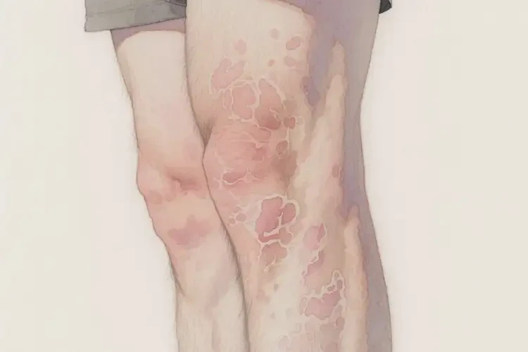 男性大腿經(jīng)常長(zhǎng)濕疹不管它會(huì)自己好嗎(圖1)