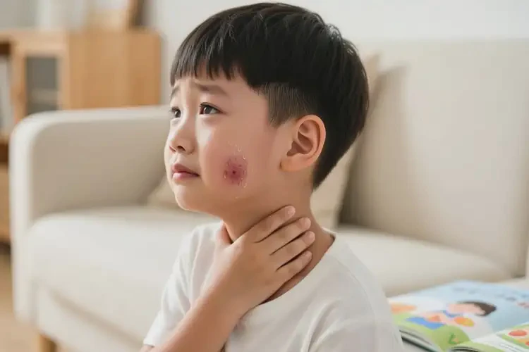 小學生脖子容易起濕疹不管它會自己自愈嗎(圖3)