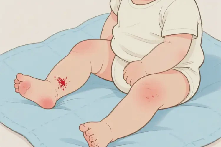 幼兒小腿容易長濕疹不管它會(huì)自己自愈嗎(圖3)