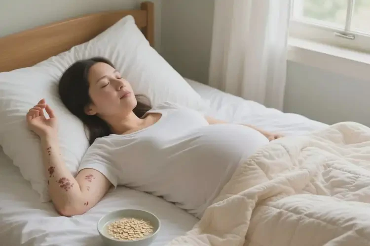 產(chǎn)婦身上經(jīng)常起濕疹能靠自己自愈嗎(圖1)