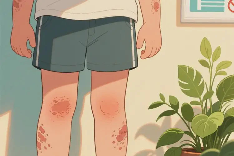 兒童四肢容易長濕疹不管它會(huì)自己痊愈嗎(圖3)