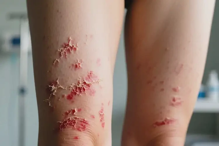 女人大腿上出濕疹能徹底自愈嗎(圖4)