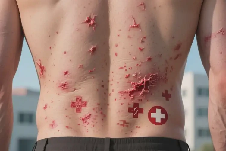 男人屁股上出濕疹可不可以徹底自愈(圖1)