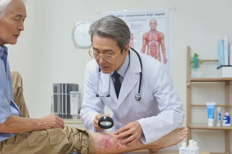 老年人四肢長濕疹能夠徹底治愈嗎(圖3)