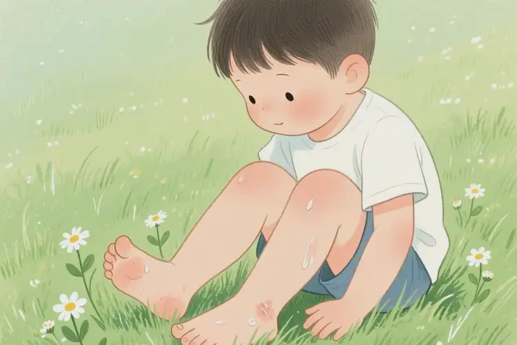 小孩腳上偶爾長濕疹可以徹底自愈嗎(圖2)