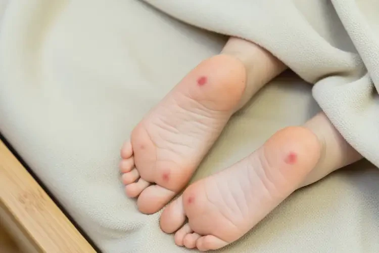 小兒腳上有濕疹不管它會(huì)自己自愈嗎(圖4)