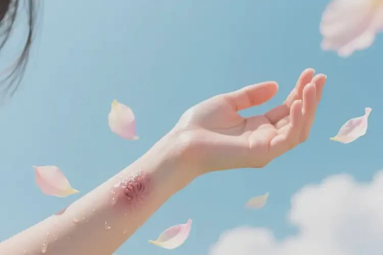 女生手臂上有濕疹可不可以徹底自愈(圖2)