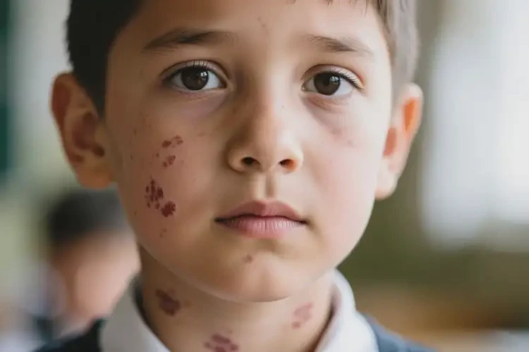 小學(xué)生脖子上有濕疹不管它會(huì)自己好嗎(圖4)