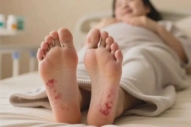 產(chǎn)婦腳上有濕疹能徹底自愈嗎(圖3)