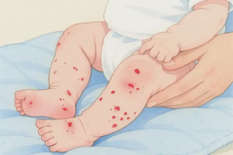 嬰幼兒小腿有濕疹能徹底自愈嗎(圖2)