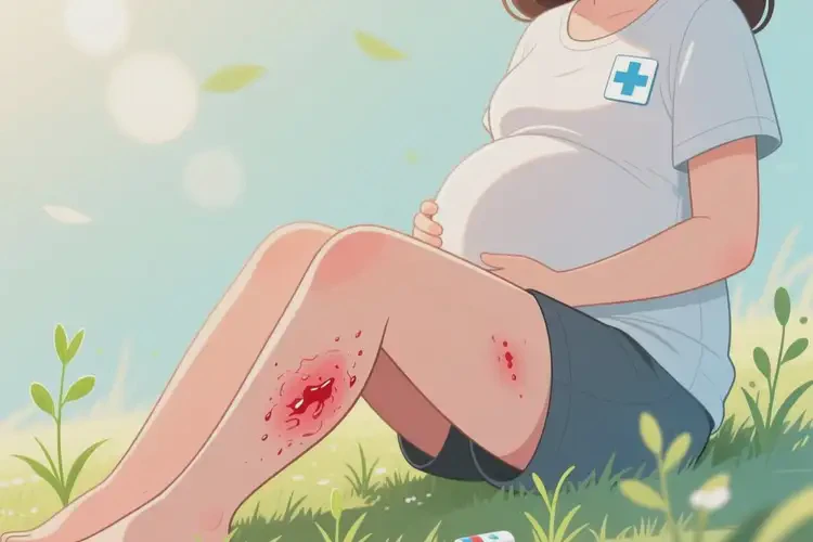 孕婦大腿上偶爾長濕疹能徹底自愈嗎(圖1)