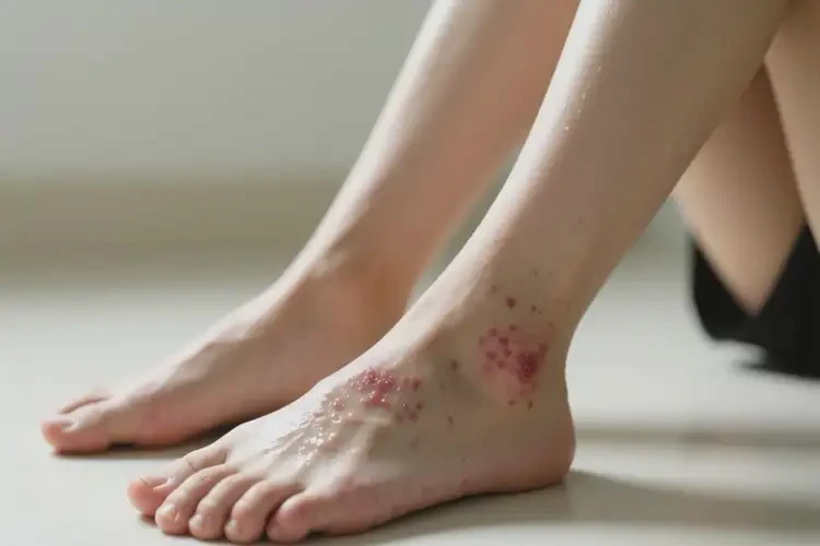 女性腳上起濕疹能徹底自愈嗎(圖4)