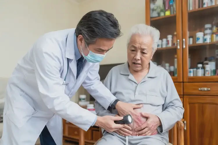 高齡老人肚子上出濕疹不管它會(huì)自己好嗎(圖3)