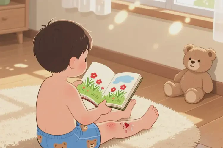 兒童大腿上容易長濕疹能徹底自愈嗎(圖3)