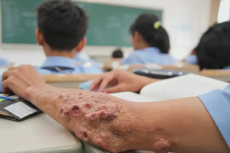 中學生手臂上起濕疹可不可以徹底自愈(圖2)