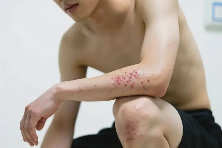 男人手臂容易起濕疹能不能徹底自愈(圖1)