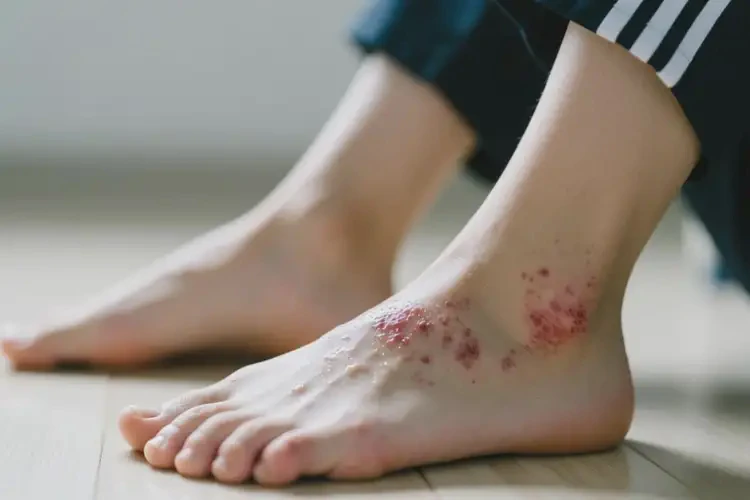 大学生脚上容易长湿疹不管它会自己好吗(图4)