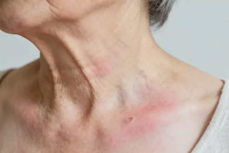 老人脖子上經(jīng)常長(zhǎng)濕疹能靠自己自愈嗎(圖1)