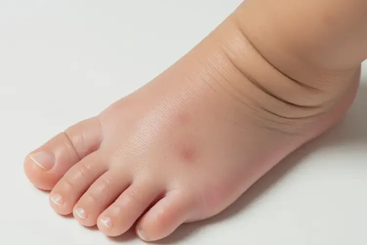 嬰幼兒腳上偶爾長(zhǎng)濕疹不管它會(huì)自己痊愈嗎(圖1)