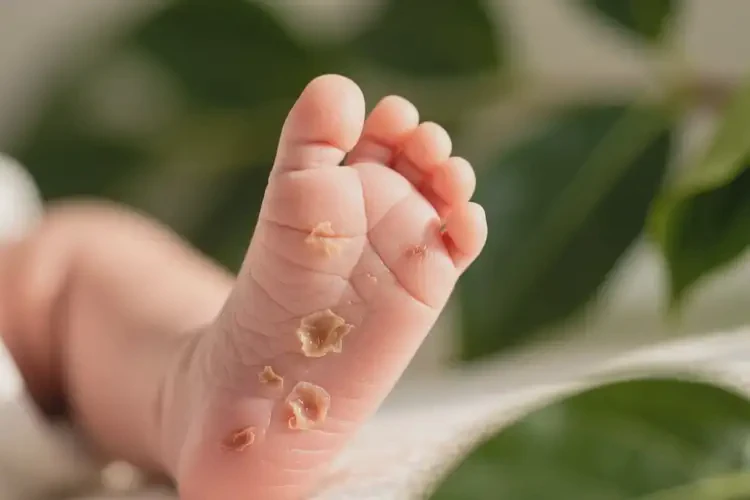 新生兒腳上出現(xiàn)濕疹可以徹底自愈嗎(圖4)