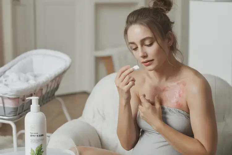 哺乳期媽媽脖子上出濕疹可不可以徹底自愈(圖4)