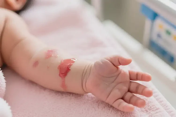 婴儿手臂上经常起湿疹能够彻底治愈吗(图2)