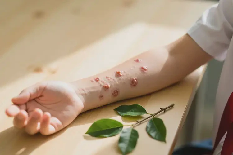 中學(xué)生手臂出濕疹能徹底自愈嗎(圖3)