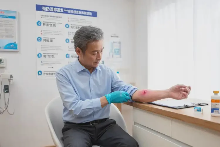 男性手臂容易长湿疹不管它会自己痊愈吗(图1)