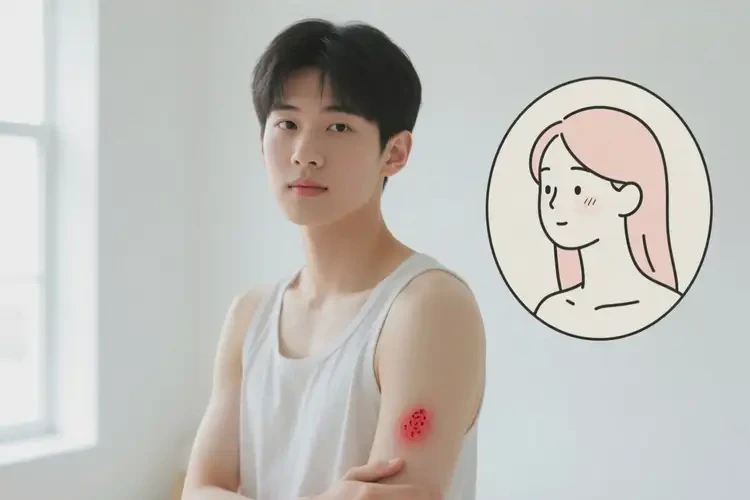 青年人身上偶爾起濕疹不管它會自己痊愈嗎(圖4)