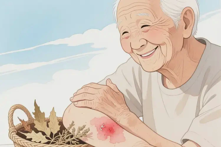 高龄老人手臂上偶尔起湿疹可不可以彻底自愈(图1)