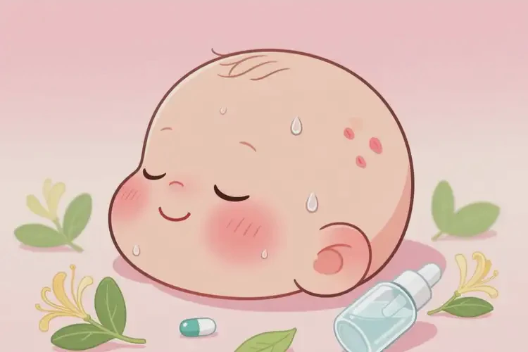 小兒面部出濕疹不管它會自己好嗎(圖4)