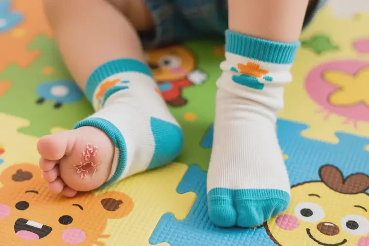 小學(xué)生腳上有濕疹不管它會自己好嗎(圖2)