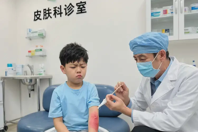 小學生手臂上容易長濕疹可以徹底自愈嗎(圖3)