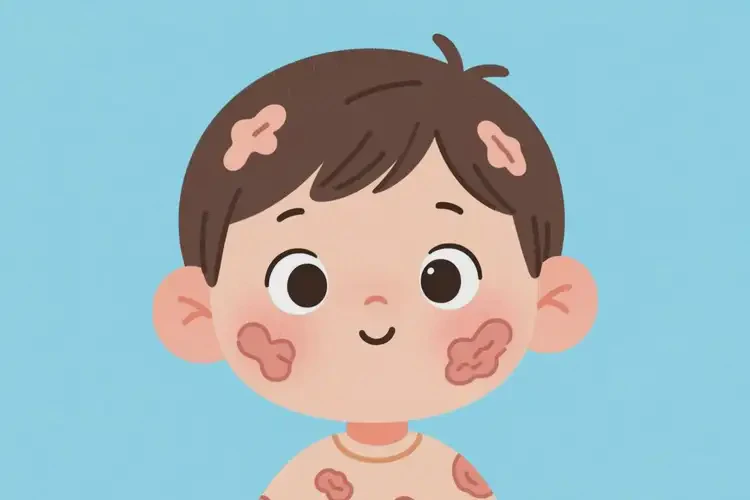 少兒全身長(zhǎng)濕疹不管它會(huì)自己痊愈嗎(圖1)