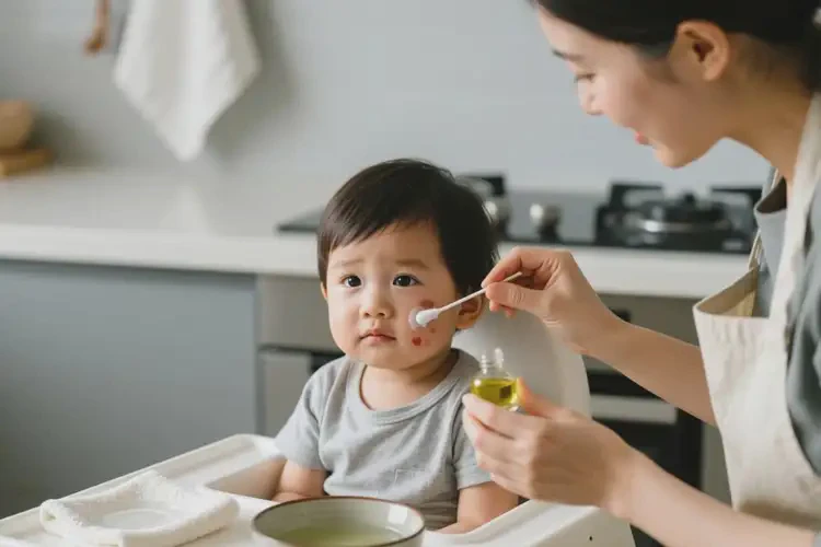 兒童面部偶爾長濕疹能夠徹底治愈嗎(圖2)