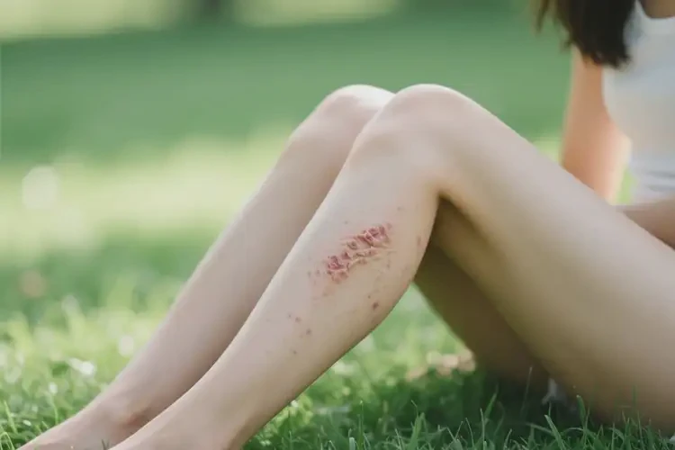 女人大腿容易起濕疹不管它會(huì)自己好嗎(圖4)