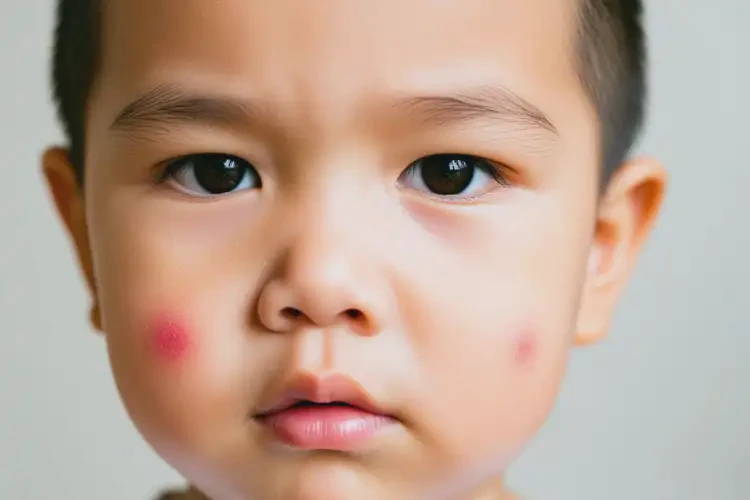 小孩面部長濕疹不管它會(huì)自己好嗎(圖4)