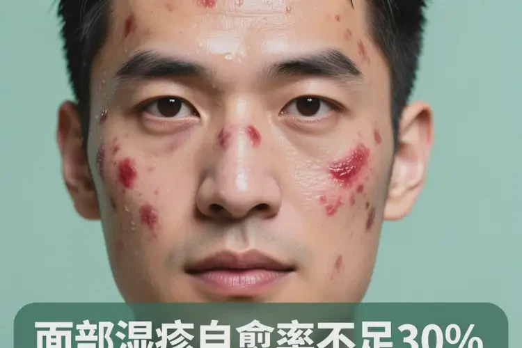 男人面部起濕疹不管它會(huì)自己好嗎(圖1)