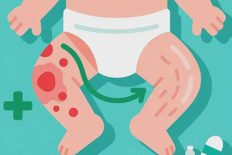 新生兒四肢出濕疹不管它會自己痊愈嗎(圖1)