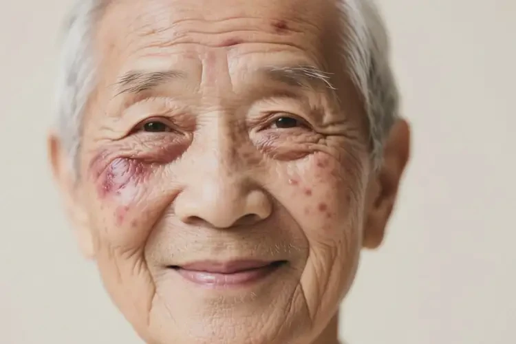 高齡老人面部容易長(zhǎng)濕疹能不能徹底自愈(圖2)