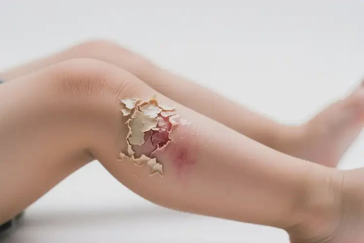 孩子小腿上偶爾長濕疹能靠自己自愈嗎(圖2)