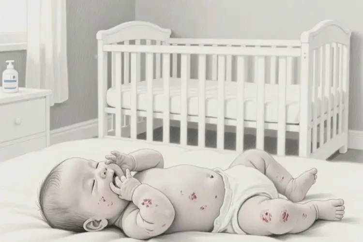 小兒臉上有濕疹不管它會自己好嗎(圖1)