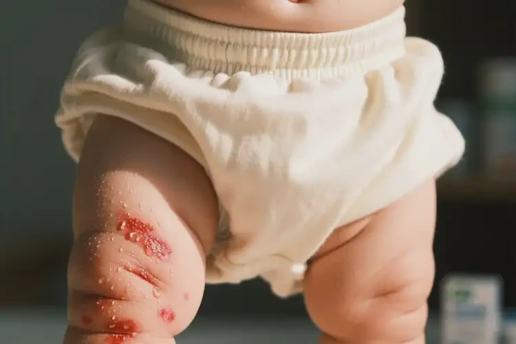 寶寶大腿有濕疹不管它會(huì)自己自愈嗎(圖2)