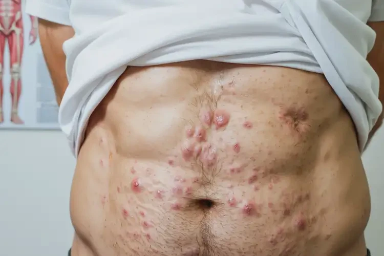 大學(xué)生肚子上出現(xiàn)濕疹可以徹底自愈嗎(圖3)