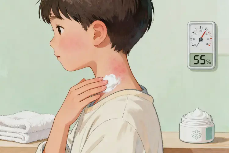 小學生脖子上起濕疹能靠自己自愈嗎(圖2)