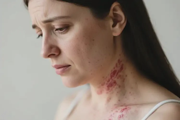 產(chǎn)婦脖子經(jīng)常長濕疹不管它會自己自愈嗎(圖4)